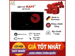 Bếp Kính Âm 2 Vùng Nấu 1 Từ 1 Hồng Ngoại KAFF KF-FL109 - Made in Germany